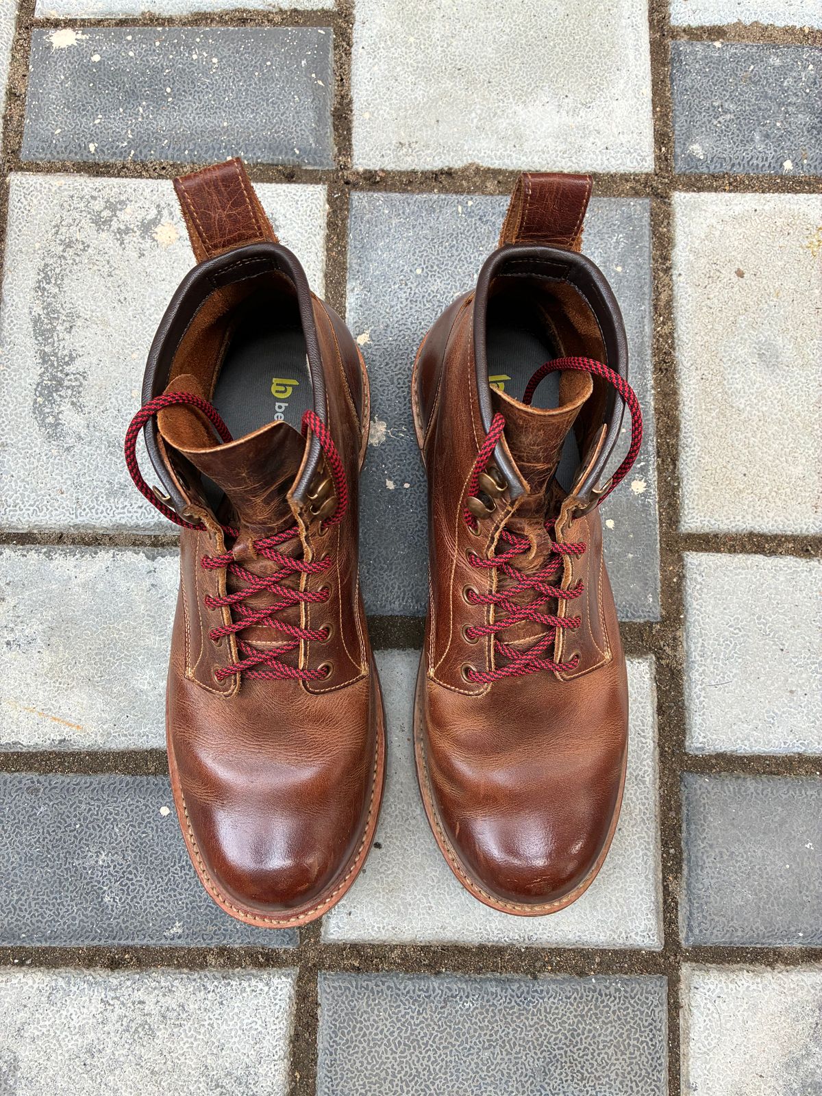 Photo by ArunP on January 3, 2026 of the Craft & Glory Task Boots in Full Grain Waxed Water Buffalo.