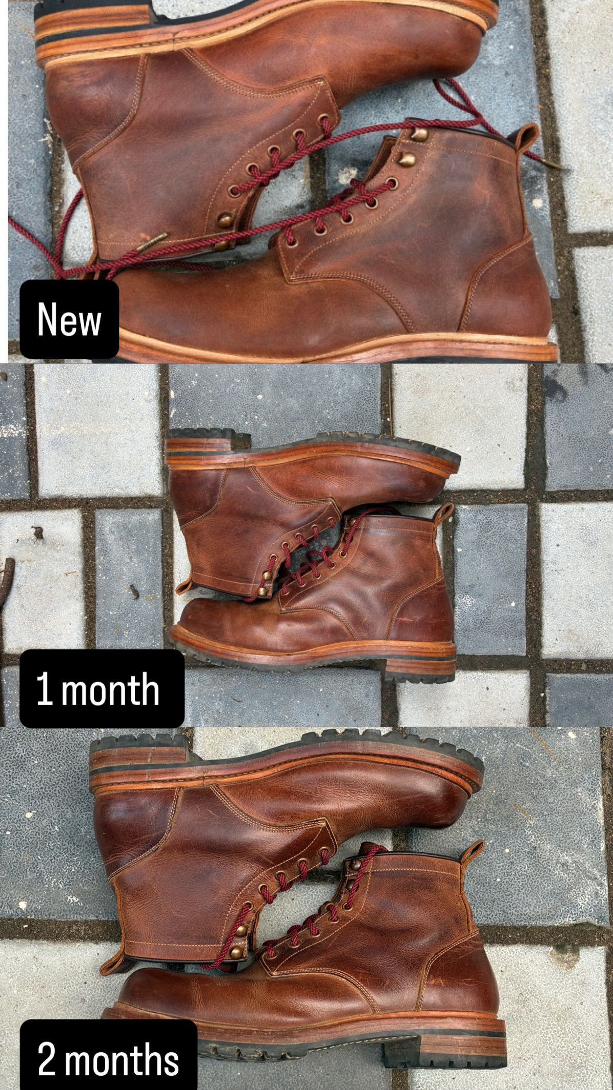 Photo by ArunP on January 3, 2026 of the Craft & Glory Task Boots in Full Grain Waxed Water Buffalo.