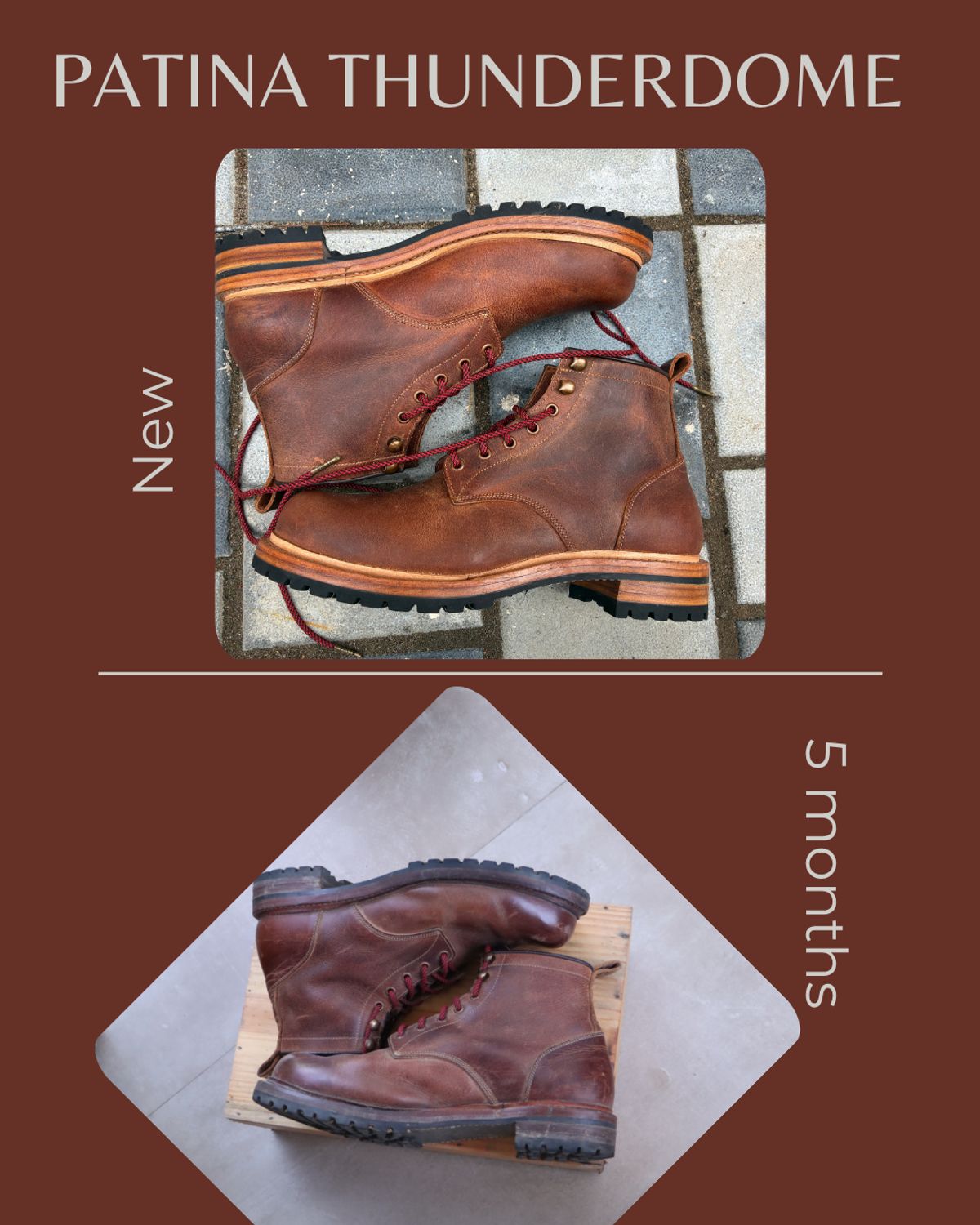 Photo by ArunP on April 8, 2026 of the Craft & Glory Task Boots in Full Grain Waxed Water Buffalo.