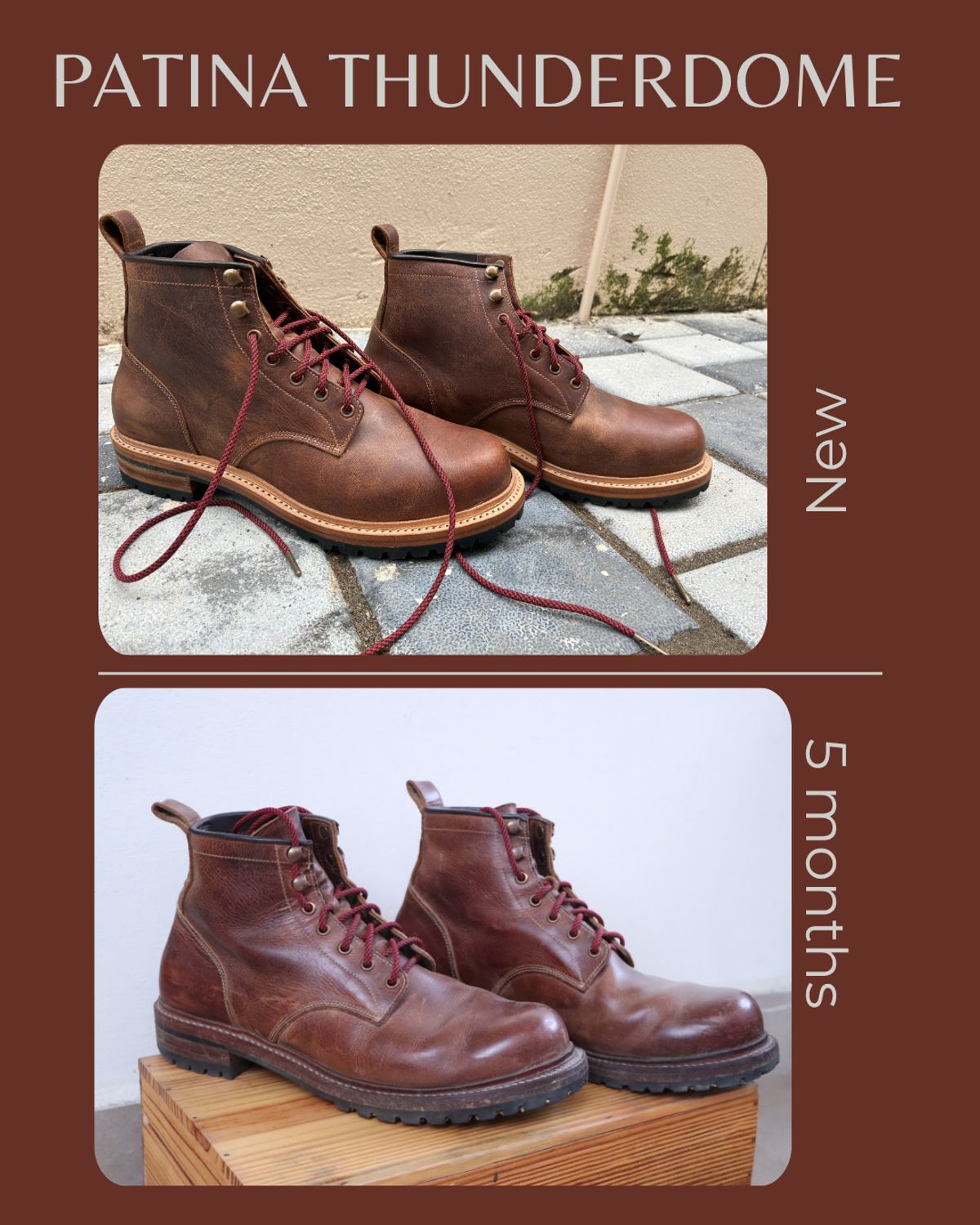 Photo by ArunP on April 8, 2026 of the Craft & Glory Task Boots in Full Grain Waxed Water Buffalo.