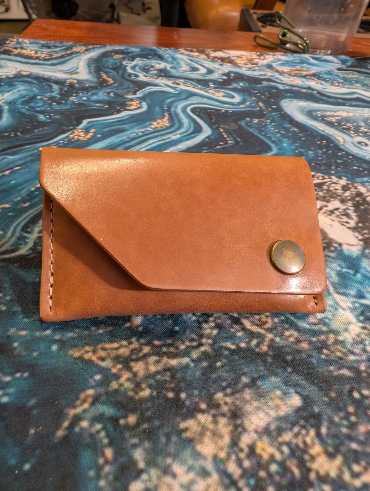 Photo by onepulp on September 23, 2025 of the Ashland Leather Machine Gun Jack in Horween Natural Shell Cordovan.