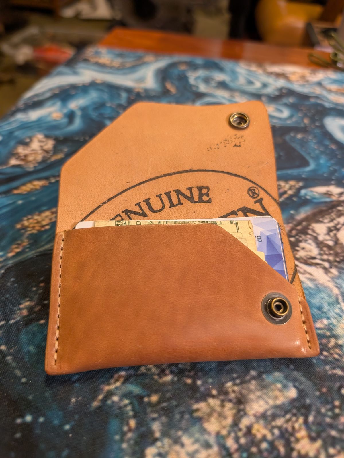 Photo by onepulp on September 23, 2025 of the Ashland Leather Machine Gun Jack in Horween Natural Shell Cordovan.