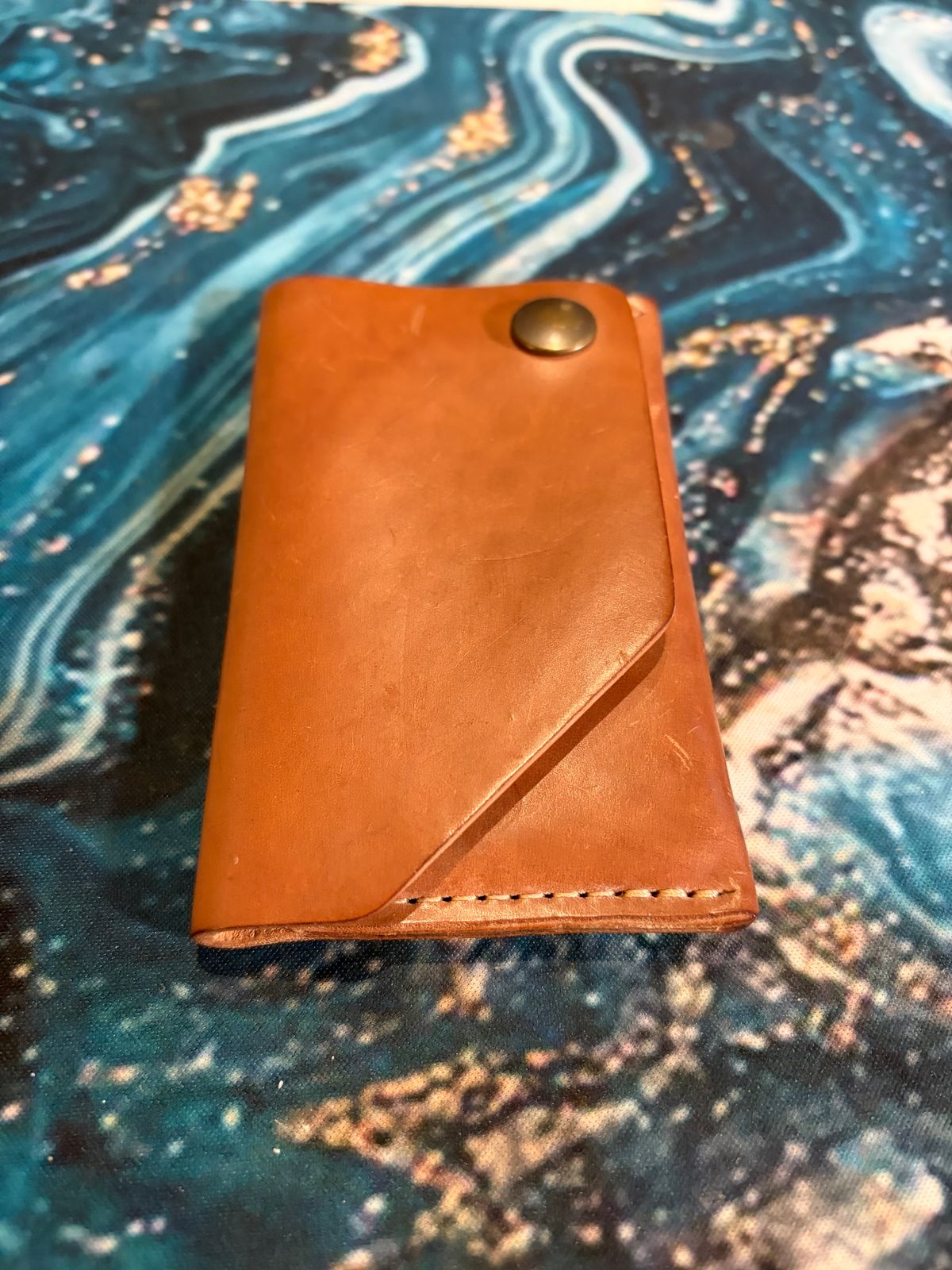 Photo by onepulp on November 4, 2025 of the Ashland Leather Machine Gun Jack in Horween Natural Shell Cordovan.