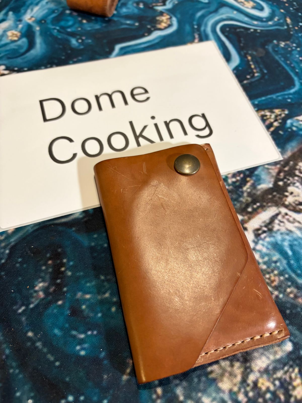 Photo by onepulp on November 4, 2025 of the Ashland Leather Machine Gun Jack in Horween Natural Shell Cordovan.