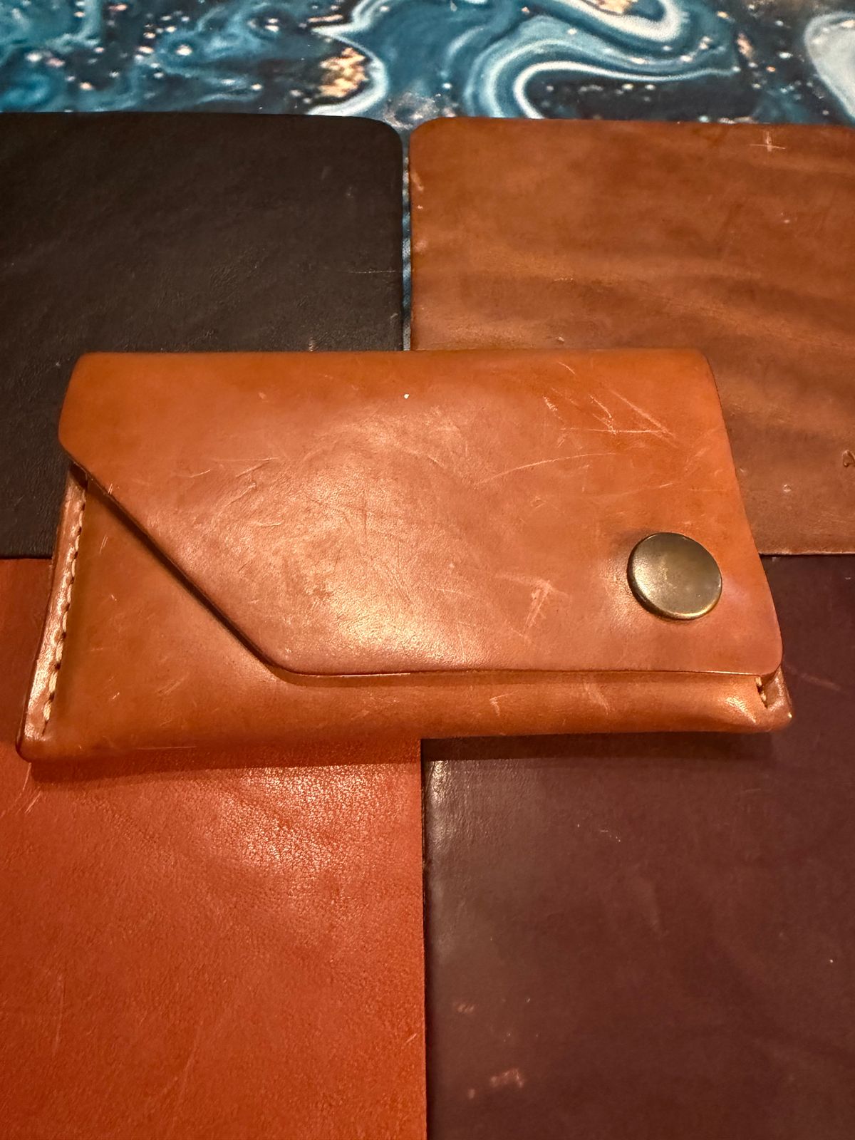 Photo by onepulp on January 4, 2026 of the Ashland Leather Machine Gun Jack in Horween Natural Shell Cordovan.