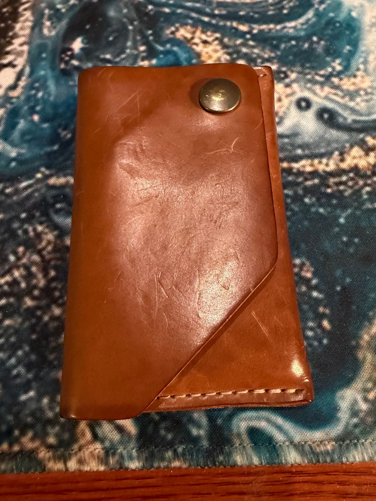 Photo by onepulp on February 5, 2026 of the Ashland Leather Machine Gun Jack in Horween Natural Shell Cordovan.