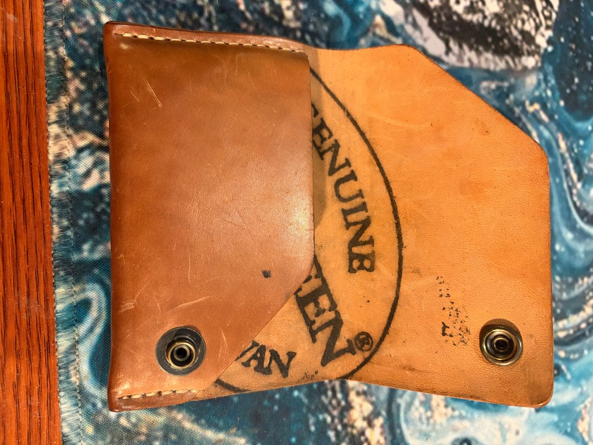 Photo by onepulp on February 5, 2026 of the Ashland Leather Machine Gun Jack in Horween Natural Shell Cordovan.