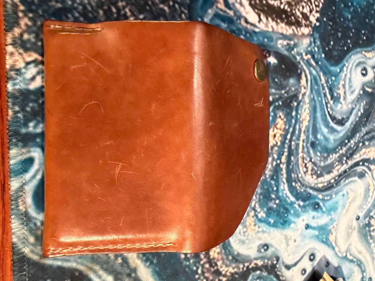 Photo by onepulp on February 5, 2026 of the Ashland Leather Machine Gun Jack in Horween Natural Shell Cordovan.