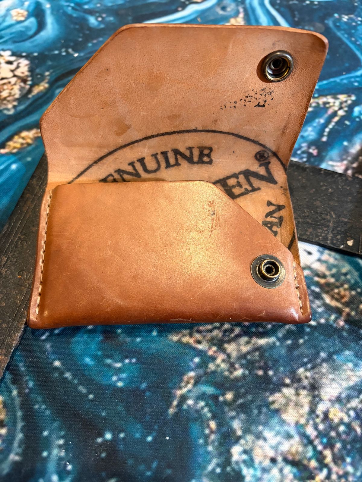 Photo by onepulp on April 7, 2026 of the Ashland Leather Machine Gun Jack in Horween Natural Shell Cordovan.