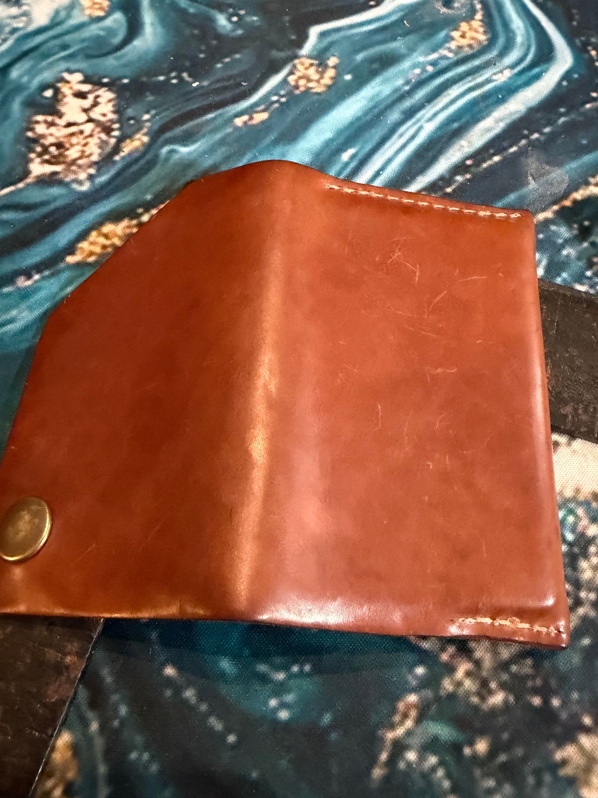 Photo by onepulp on April 7, 2026 of the Ashland Leather Machine Gun Jack in Horween Natural Shell Cordovan.