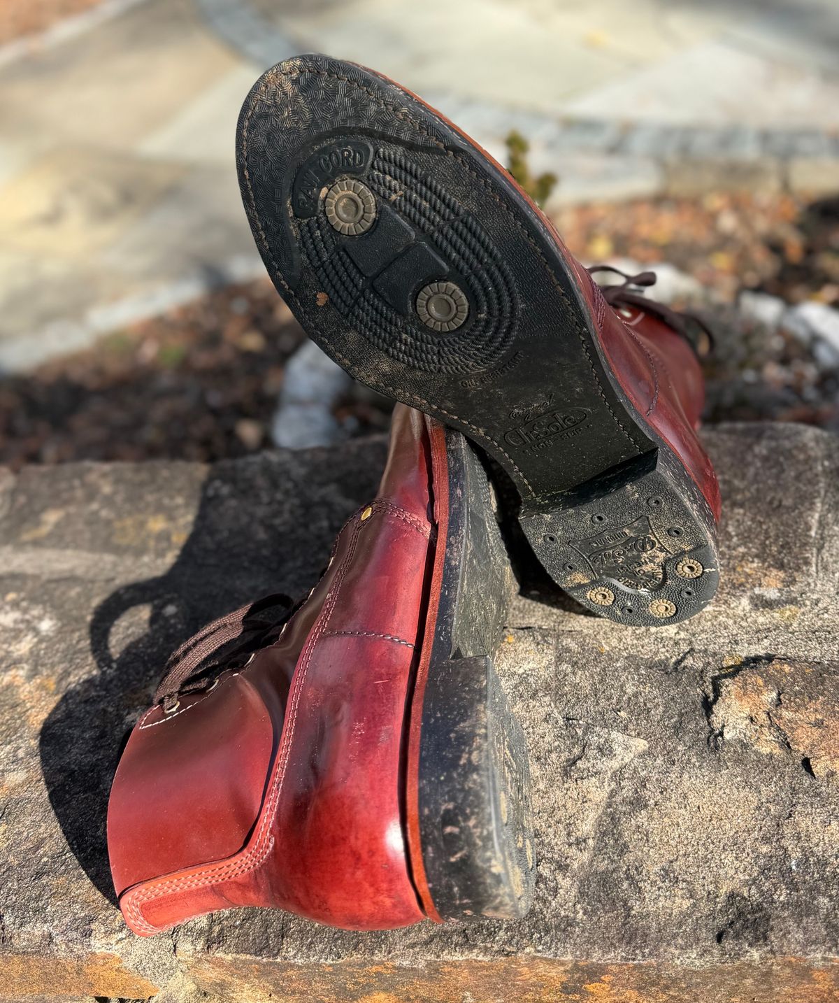 Photo by grantini on December 1, 2025 of the Oldspeed MFG Henry Johnson in Horween Color 2 Shell Cordovan.