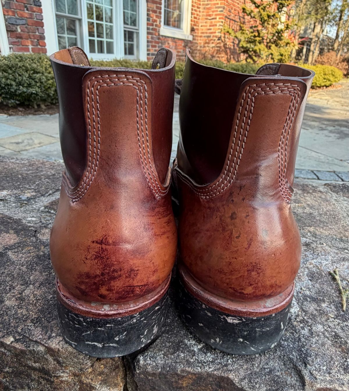 Photo by grantini on February 27, 2026 of the Oldspeed MFG Henry Johnson in Horween Color 2 Shell Cordovan.