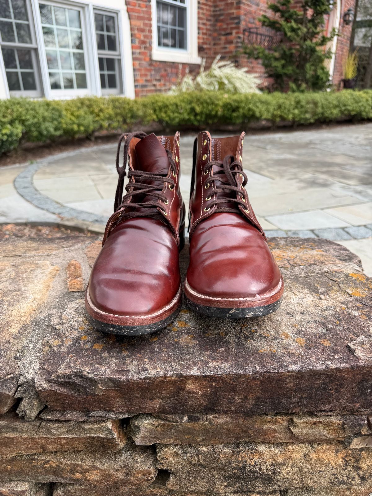 Photo by grantini on April 5, 2026 of the Oldspeed MFG Henry Johnson in Horween Color 2 Shell Cordovan.
