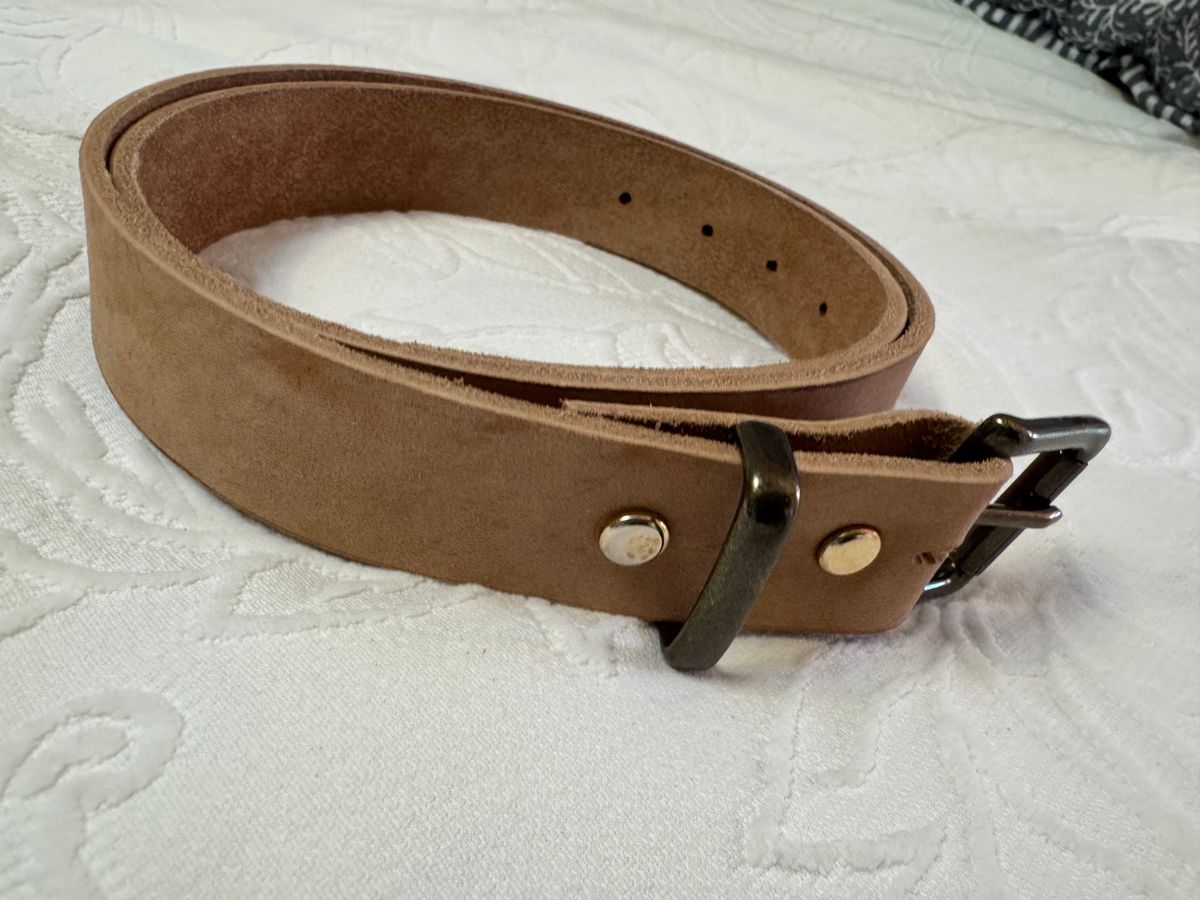 Photo by grantini on October 2, 2025 of the Mister Oldspeed Horsestrip Belt in Horse strip.