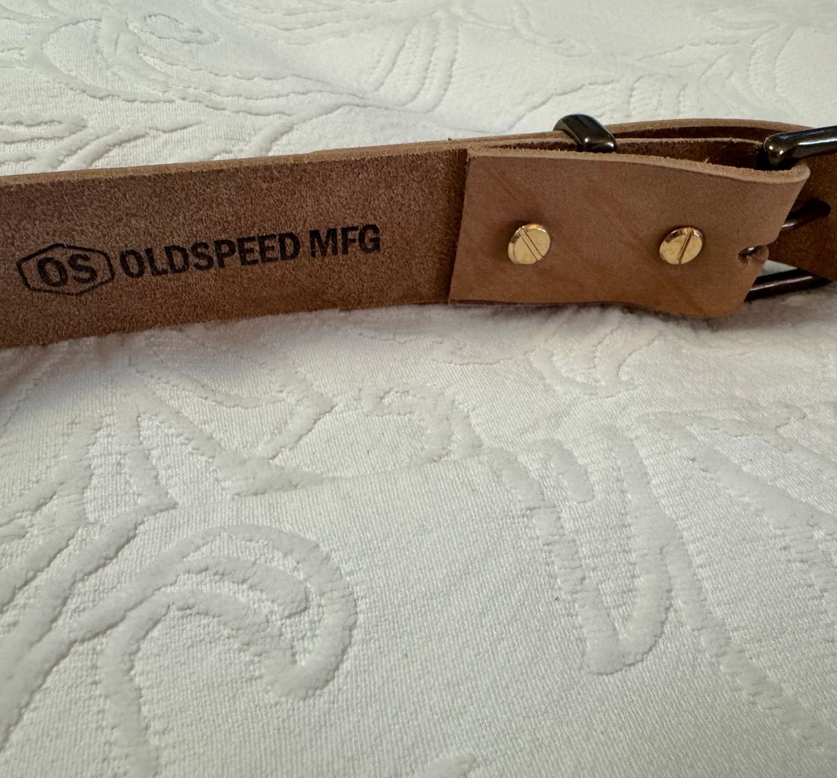 Photo by grantini on October 2, 2025 of the Mister Oldspeed Horsestrip Belt in Horse strip.