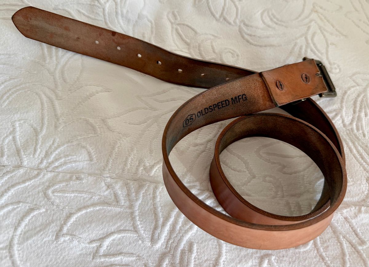 Photo by grantini on January 1, 2026 of the Mister Oldspeed Horsestrip Belt in Horse strip.