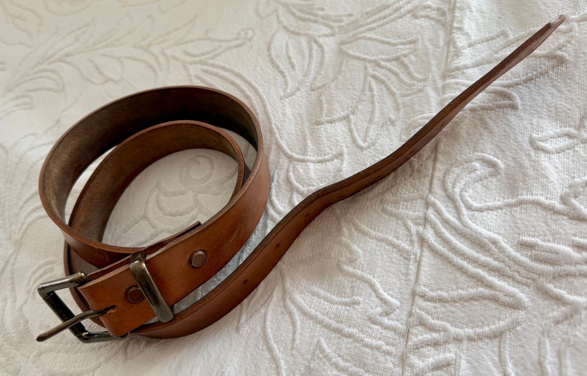 Photo by grantini on January 1, 2026 of the Mister Oldspeed Horsestrip Belt in Horse strip.