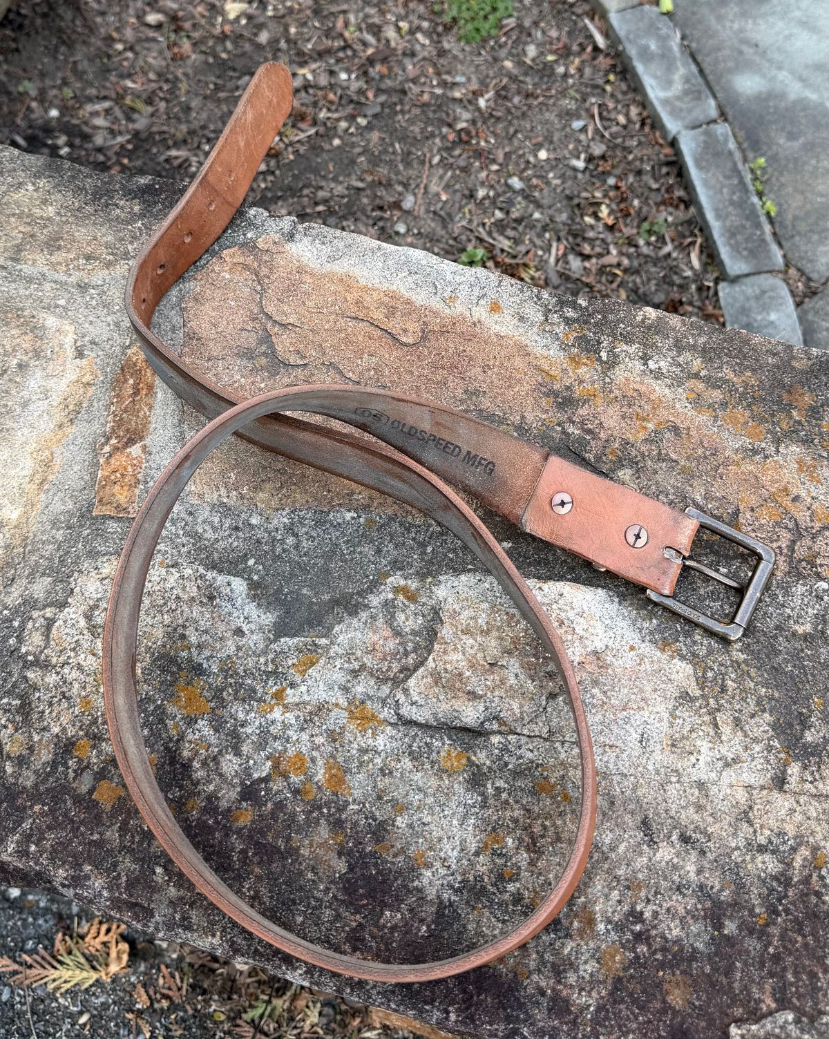 Photo by grantini on April 1, 2026 of the Mister Oldspeed Horsestrip Belt in Horse strip.