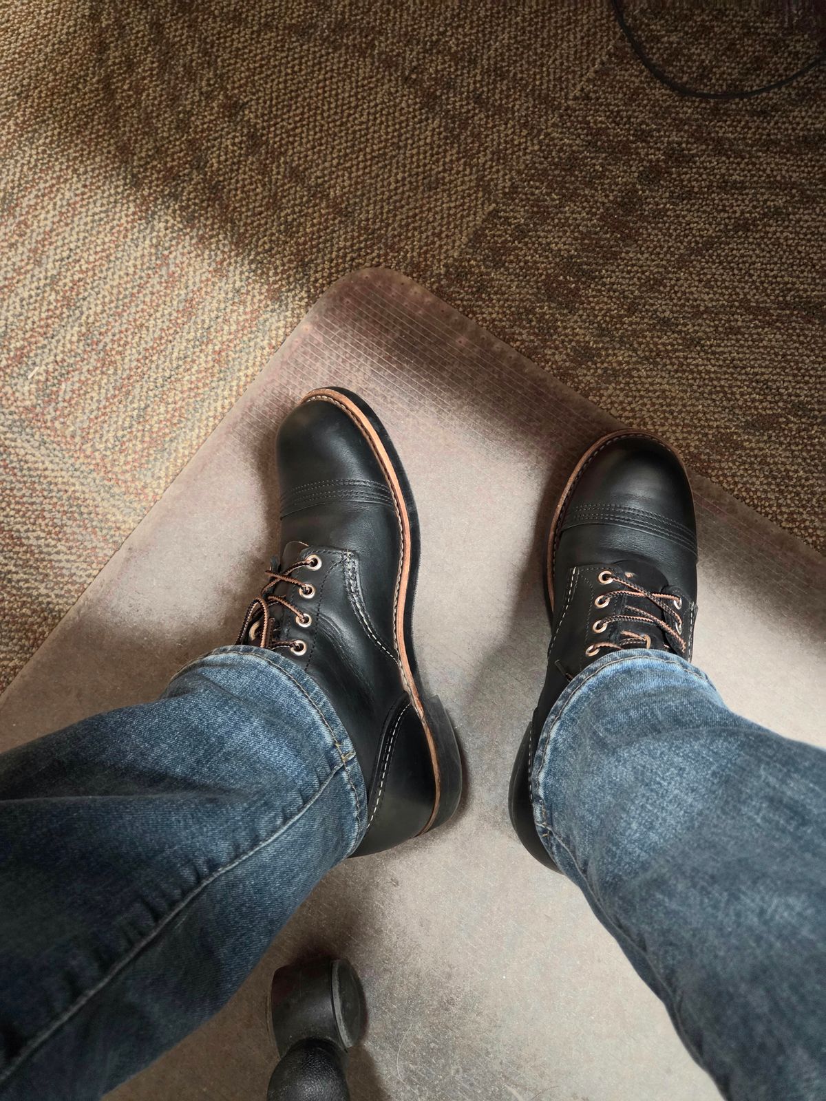 Photo by Prestige on April 17, 2026 of the Red Wing Iron Ranger in S.B. Foot Black Harness.