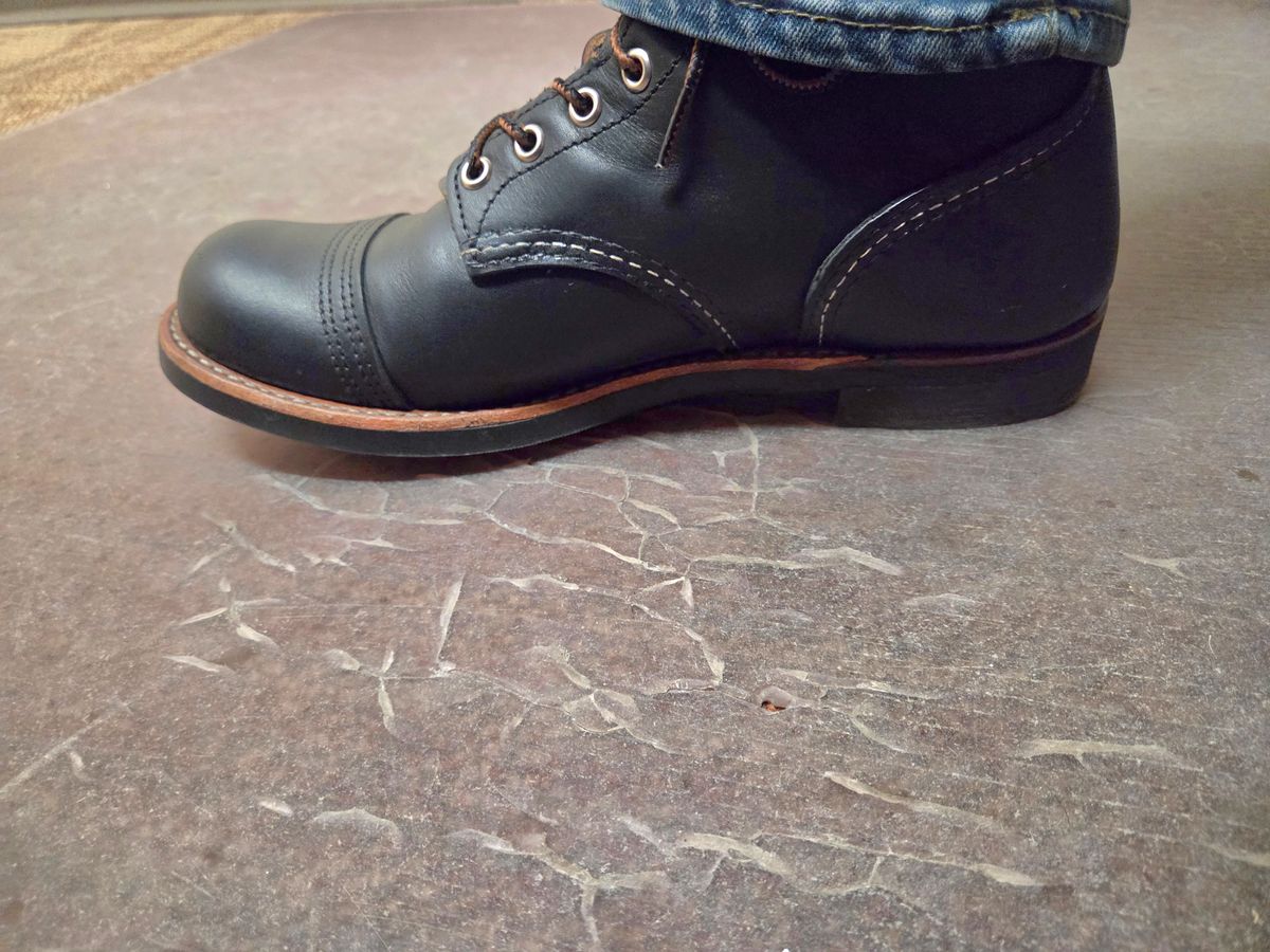 Photo by Prestige on April 17, 2026 of the Red Wing Iron Ranger in S.B. Foot Black Harness.