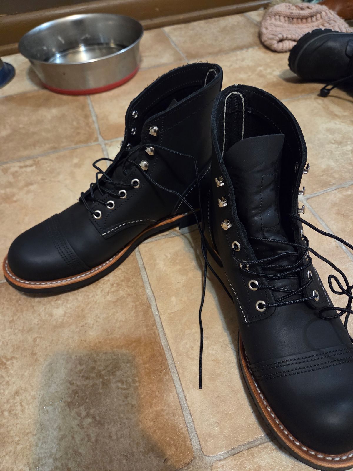 Photo by Prestige on December 2, 2025 of the Red Wing Iron Ranger in S.B. Foot Black Harness.