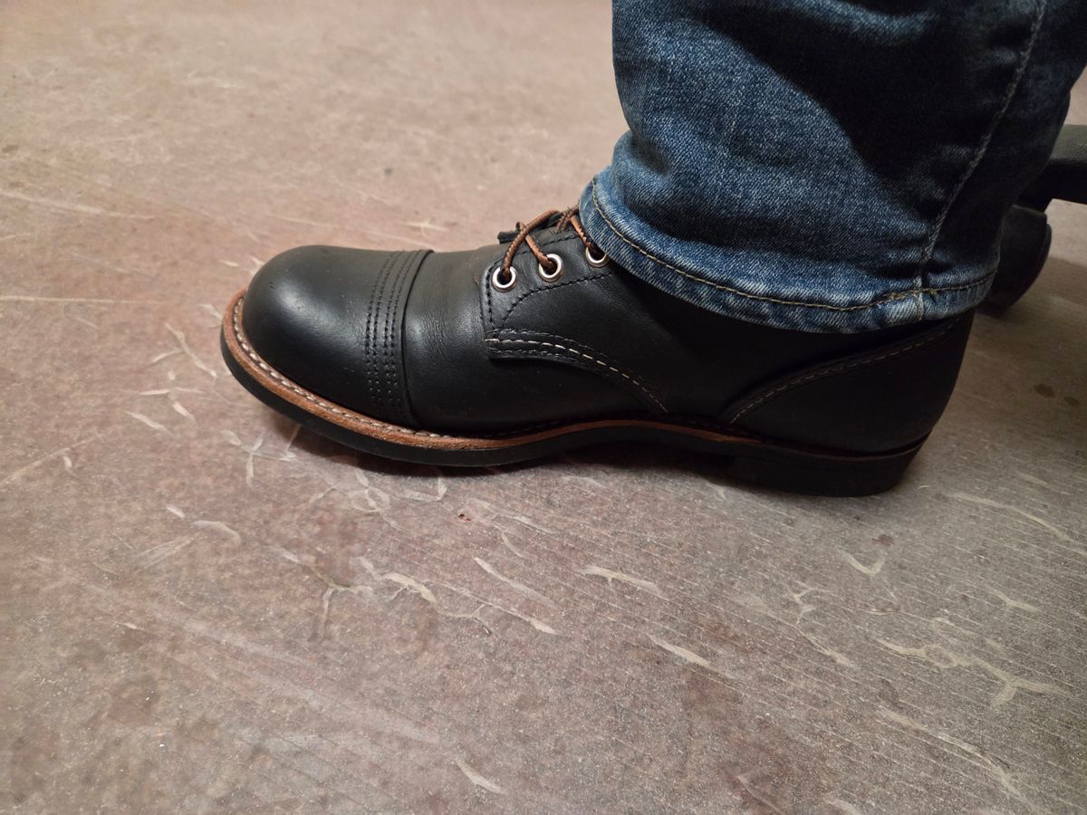 Photo by Prestige on May 22, 2026 of the Red Wing Iron Ranger in S.B. Foot Black Harness.