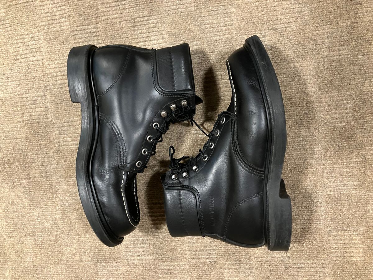Photo by zaksiyc on June 19, 2025 of the Red Wing 8133 in S.B. Foot Black Chrome.