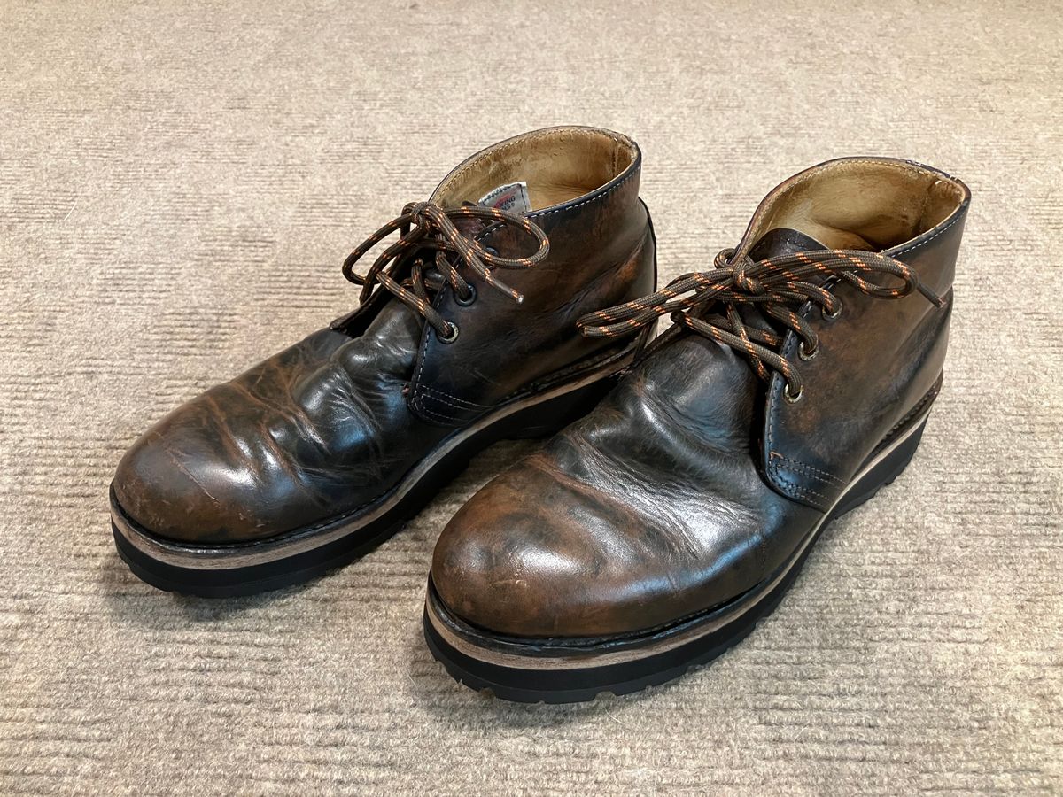 Photo by zaksiyc on June 27, 2026 of the Red Wing Work Chukka in S.B. Foot Unknown Leather.