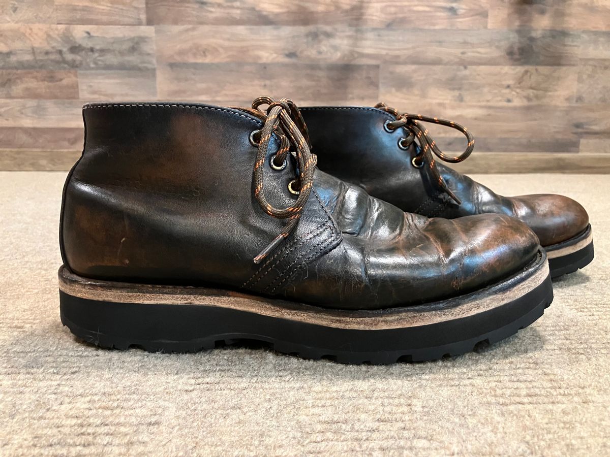 Photo by zaksiyc on June 27, 2026 of the Red Wing Work Chukka in S.B. Foot Unknown Leather.