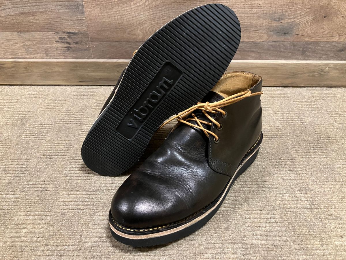 Photo by zaksiyc on May 4, 2025 of the Red Wing Work Chukka in S.B. Foot Unknown Leather.