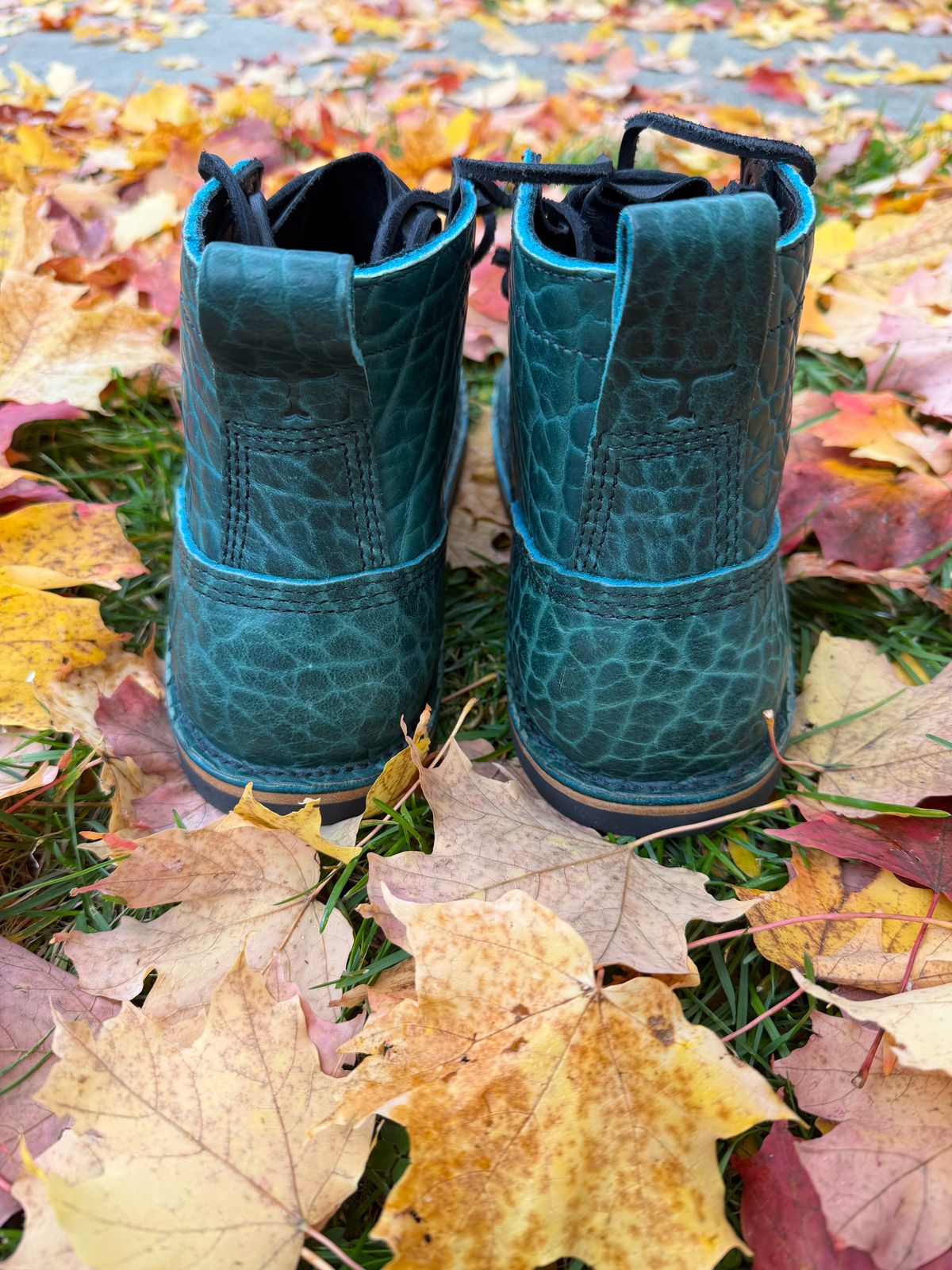 Photo by Forgedleather on November 1, 2025 of the Texarado Bailey in Canyon Teal Bison.