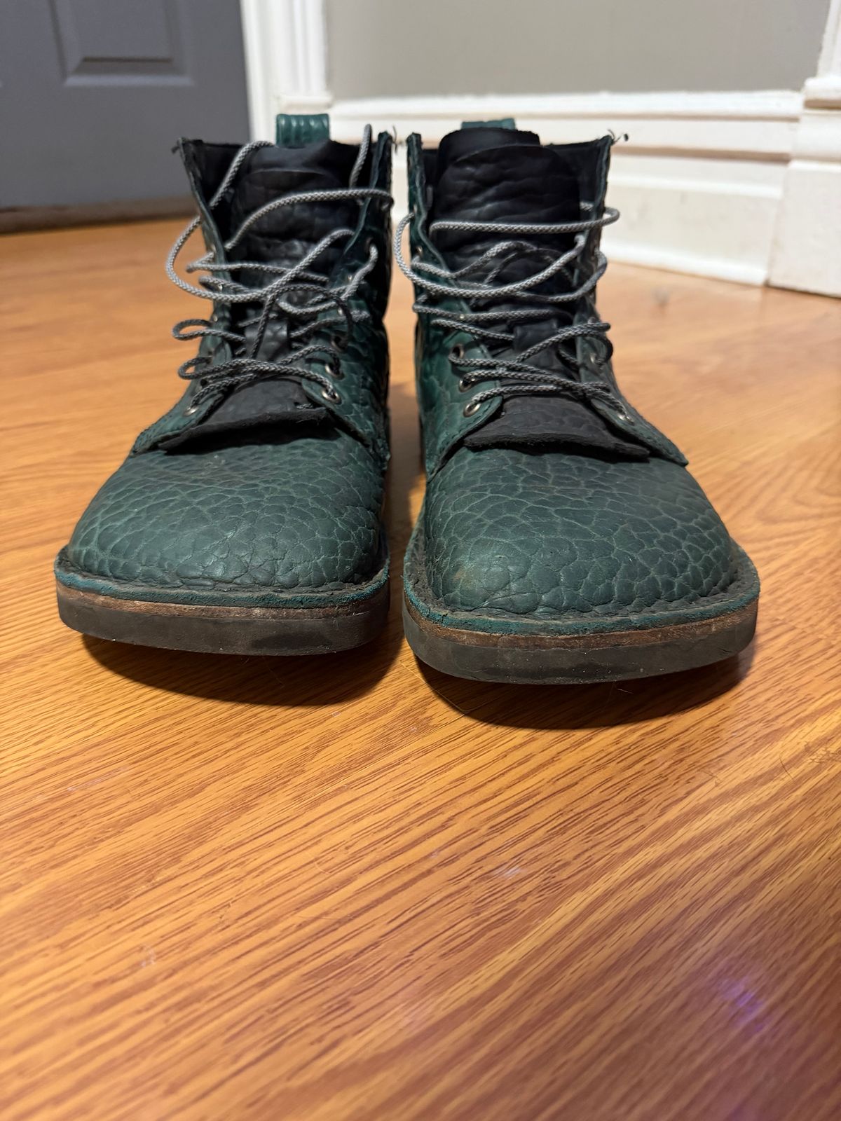 Photo by Forgedleather on December 6, 2025 of the Texarado Bailey in Canyon Teal Bison.