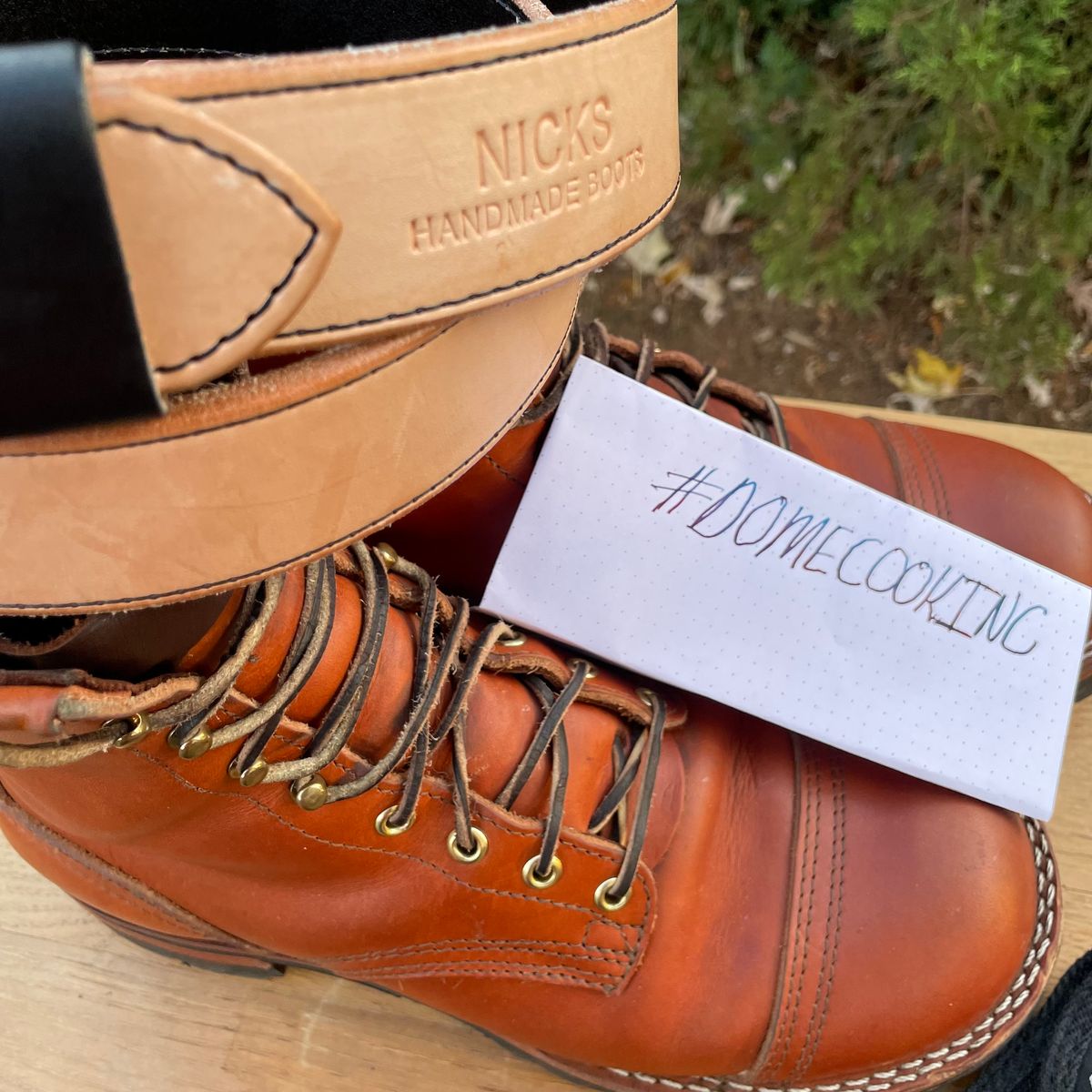 Photo by billpetriejr2 on November 5, 2025 of the Nicks Nicks Wickett & Craig Natural Blackout | Heavy Duty Work Belt in Wickett & Craig Natural Blackout.