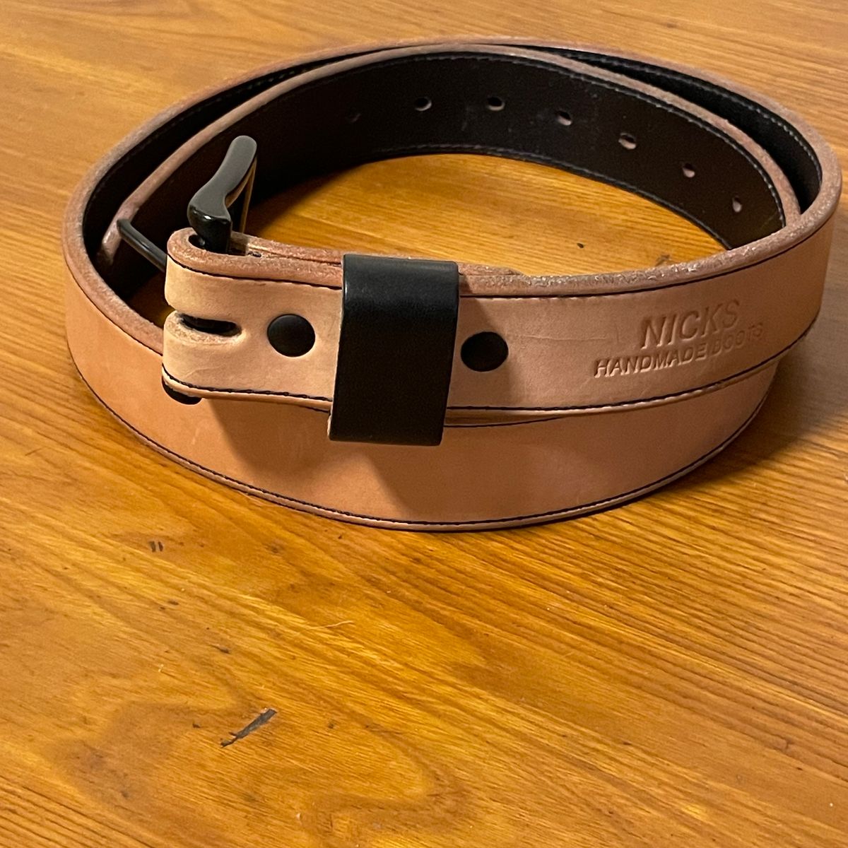 Photo by billpetriejr2 on March 6, 2026 of the Nicks Nicks Wickett & Craig Natural Blackout | Heavy Duty Work Belt in Wickett & Craig Natural Blackout.