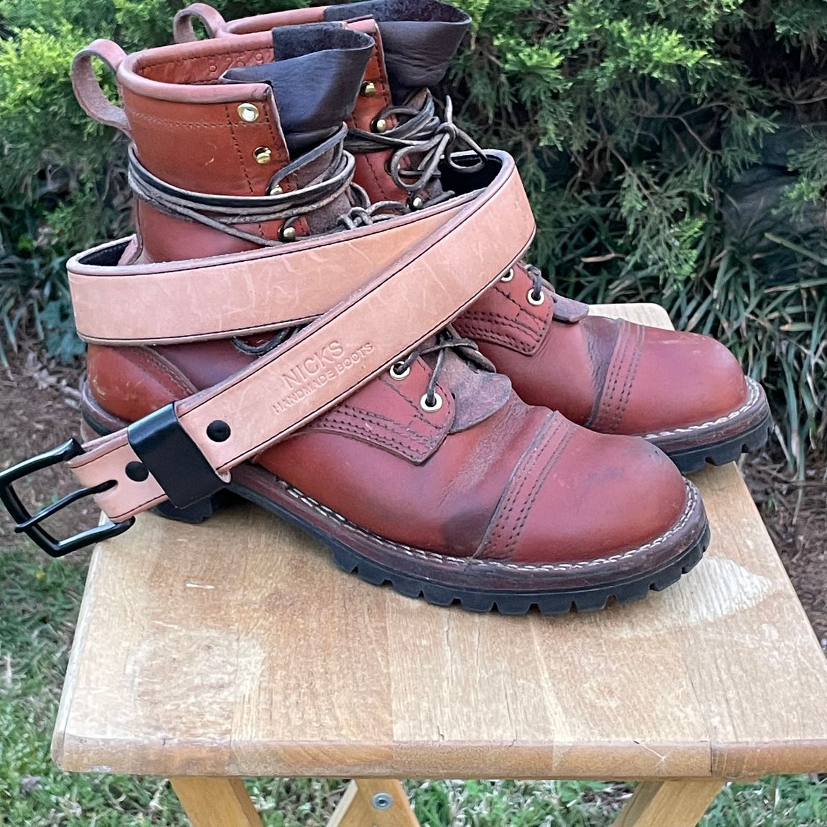 Photo by billpetriejr2 on April 3, 2026 of the Nicks Nicks Wickett & Craig Natural Blackout | Heavy Duty Work Belt in Wickett & Craig Natural Blackout.