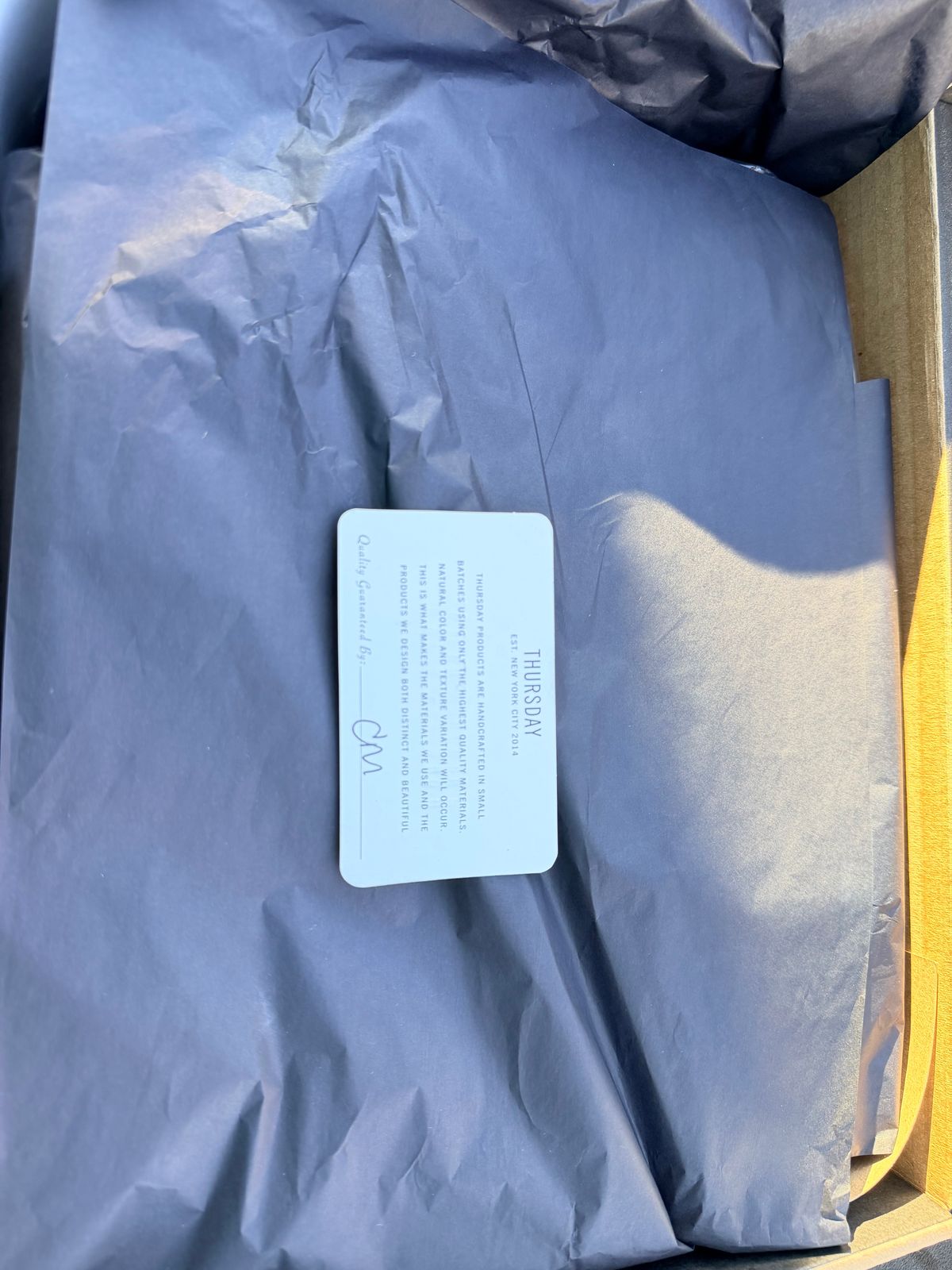 Photo by TheBeardedFeller on December 12, 2025 of the Thursday Vanguard in Horween Waxed Cacao.