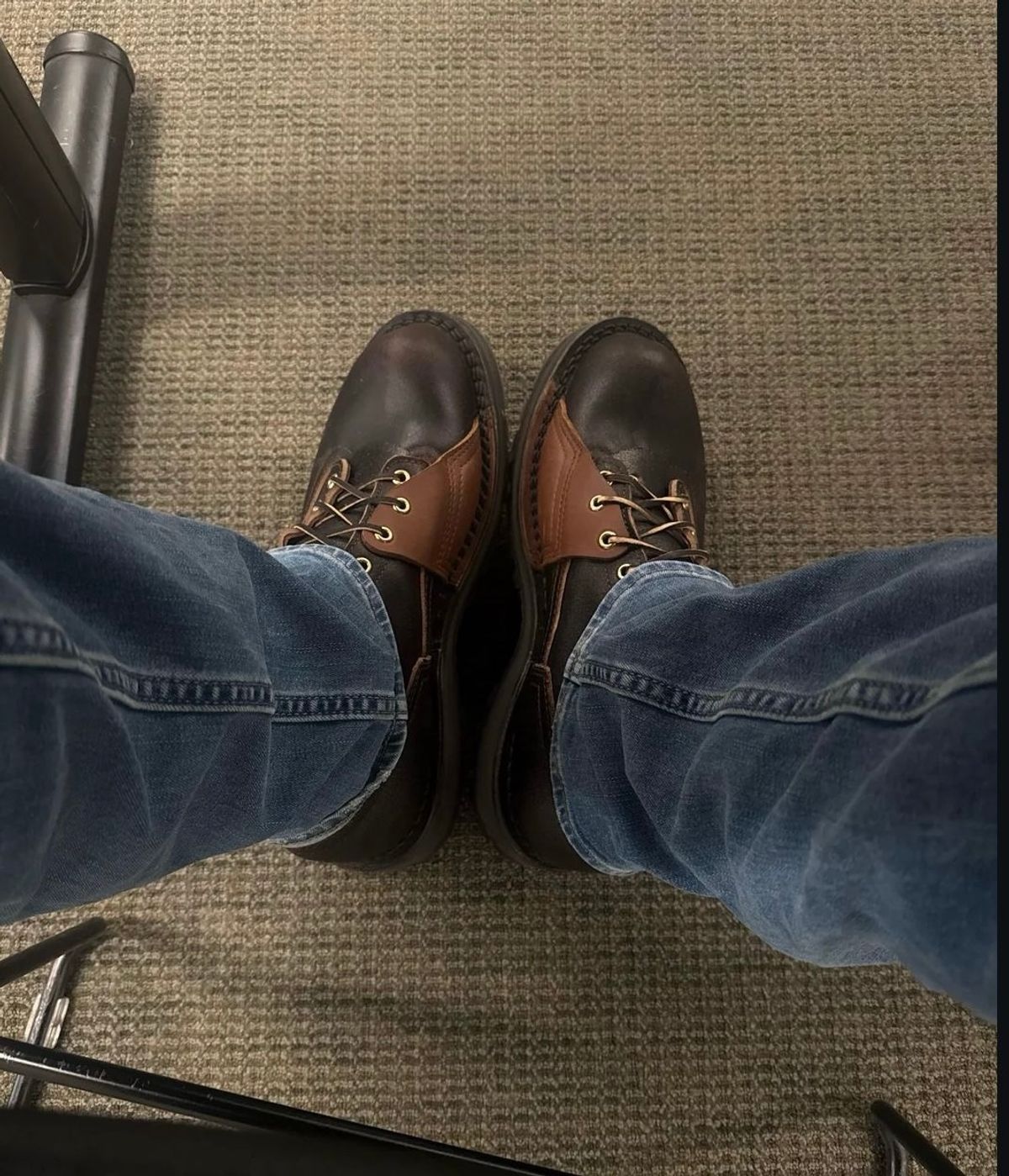 Photo by ReedFan on November 4, 2025 of the Nicks x Rose Anvil ND3 in Horween Brown Waxed Flesh & Seidel 1964 Brown.