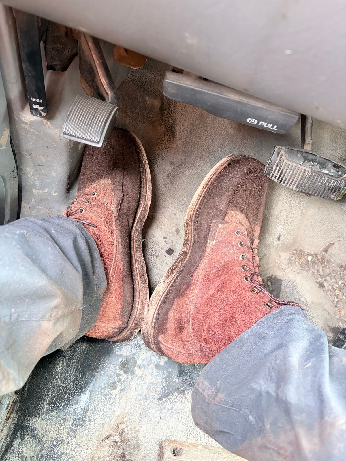 Photo by ReedFan on June 24, 2026 of the Russell Moccasin Co. Og Moc in Timberjack Roughout.