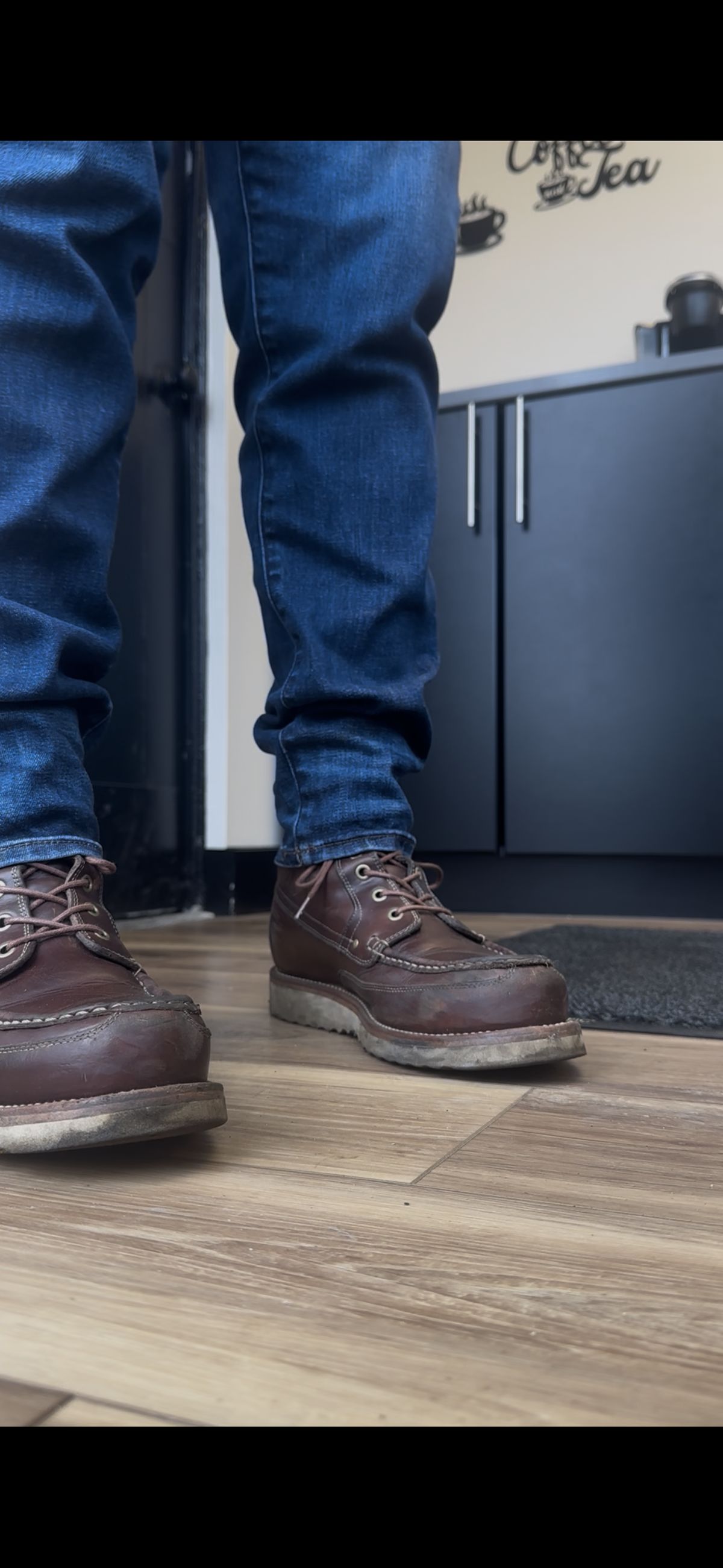 Photo by lacesonthelot on May 13, 2026 of the Grant Stone Field Boot in Horween Crimson Chromexcel.