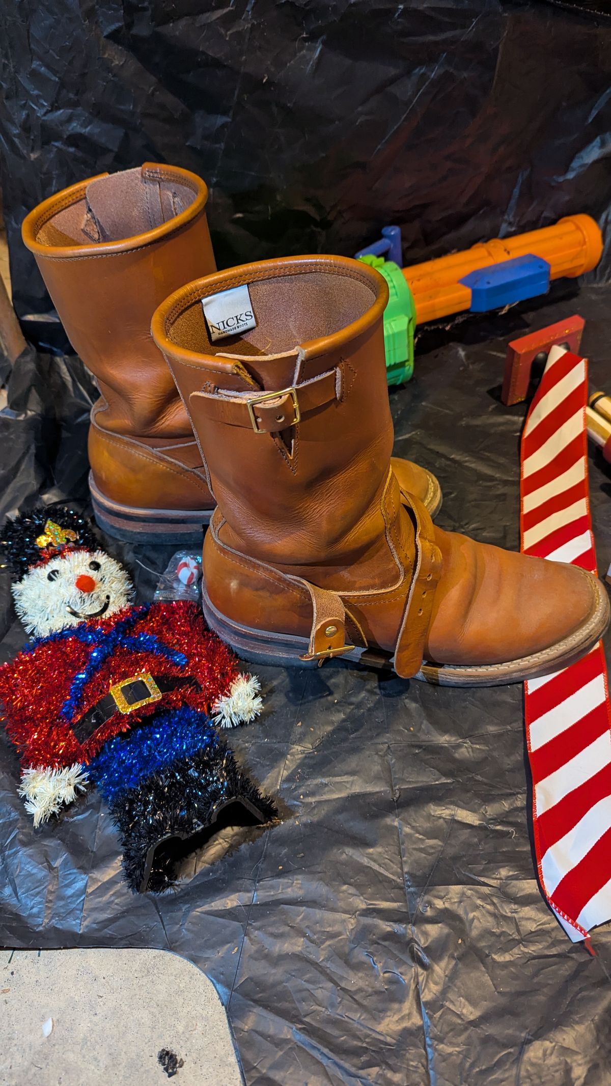 Photo by circlecitytrashman on December 5, 2025 of the Nicks Renegade in Wickett & Craig Double Stuffed Mojave.