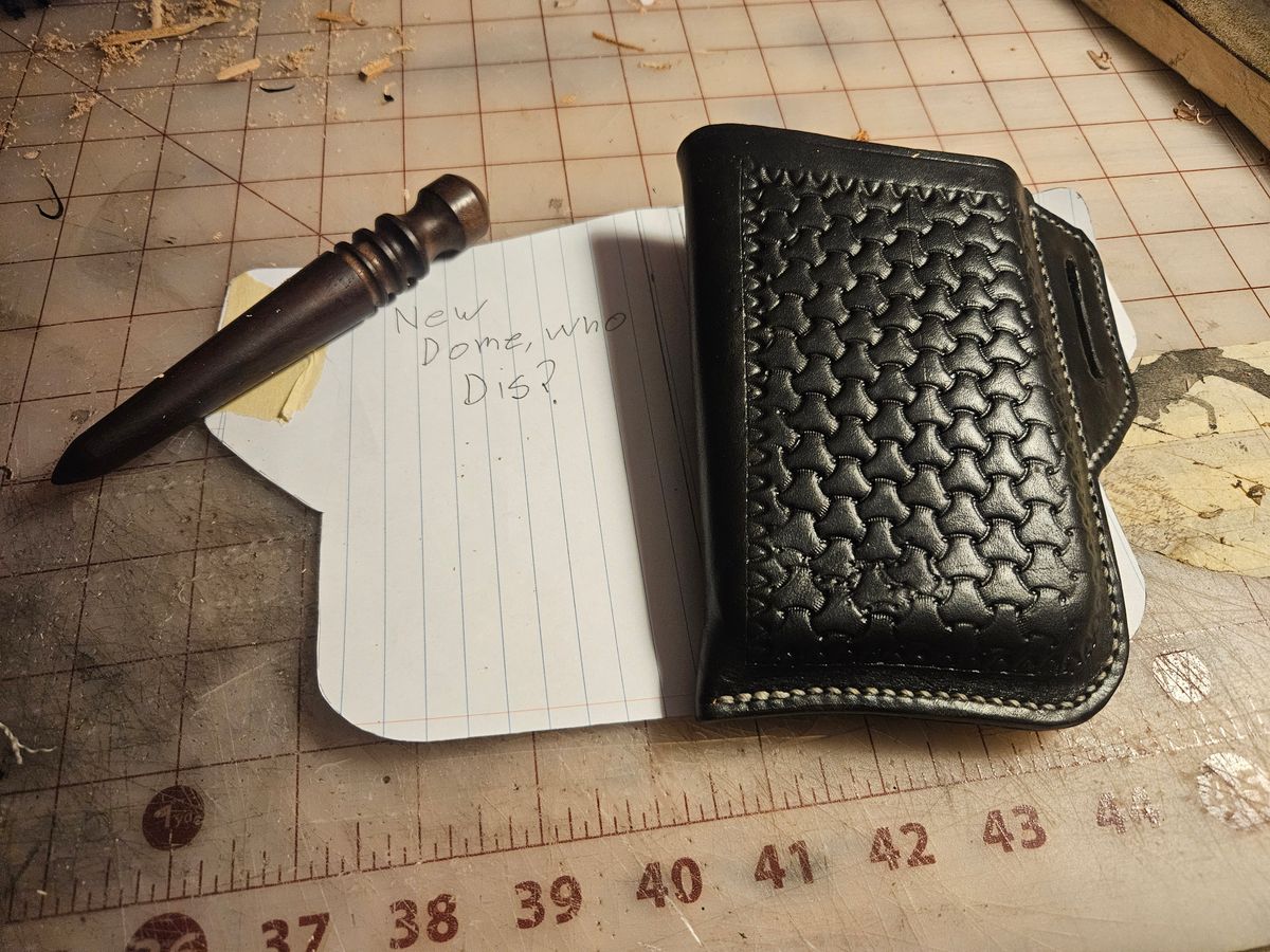 Photo by Jakesleather1505 on October 1, 2025 of the Self Made Phone Case in 3mm Natural Veg Tan.