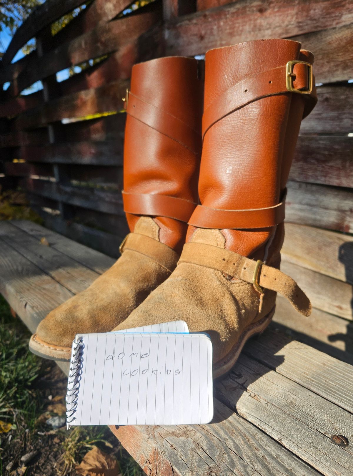 Photo by Jakesleather1505 on November 3, 2025 of the Self Made Cowboy Tanker in 6oz Russet Cowhide.