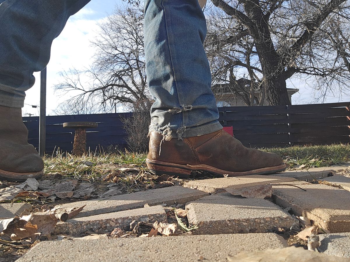 Photo by Jakesleather1505 on January 2, 2026 of the Self Made Cowboy Tanker in 6oz Russet Cowhide.
