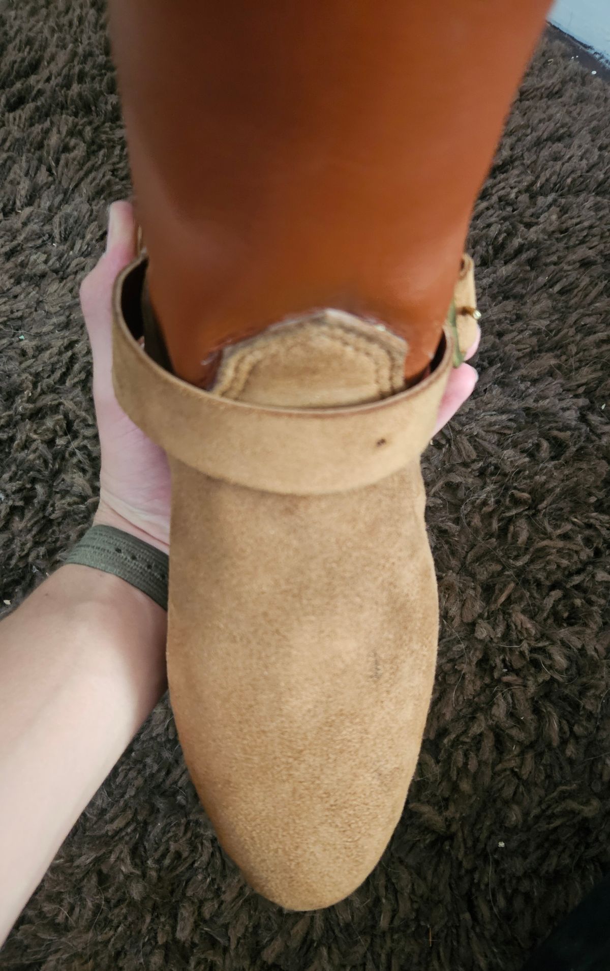 Photo by Jakesleather1505 on August 6, 2025 of the Self Made Cowboy Tanker in 6oz Russet Cowhide.