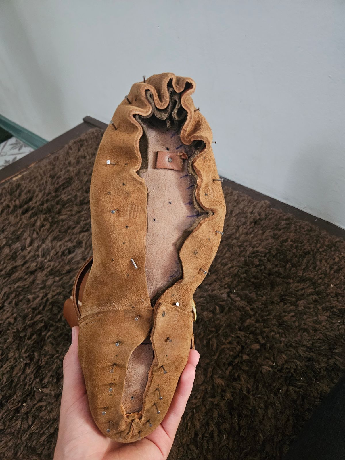 Photo by Jakesleather1505 on August 6, 2025 of the Self Made Cowboy Tanker in 6oz Russet Cowhide.