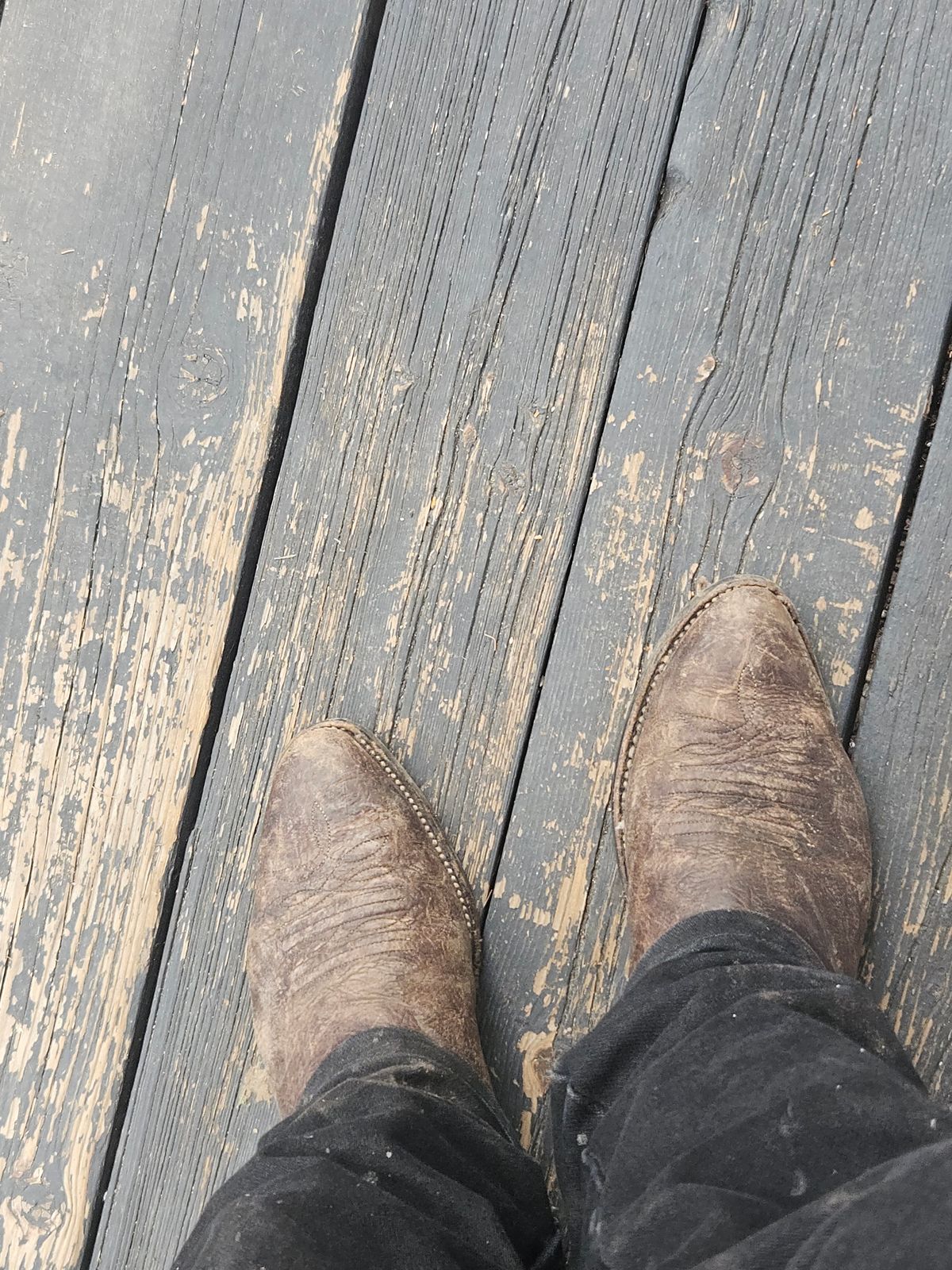 Photo by Jakesleather1505 on May 20, 2025 of the Nocona 6736 in Chocolate Bullhide And Oil Tanned Tops.