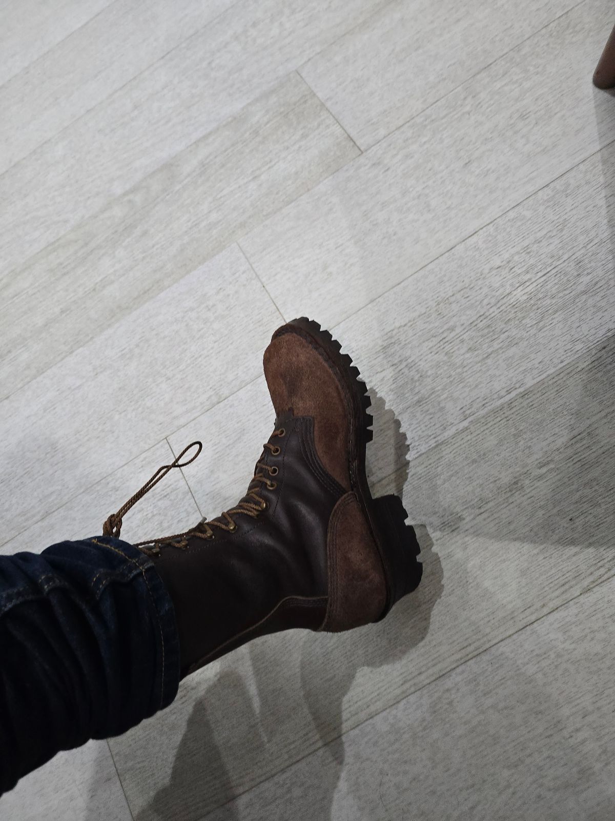 Photo by ZChua on June 23, 2025 of the JK Boots Superduty in Seidel Brown Oil Tan.