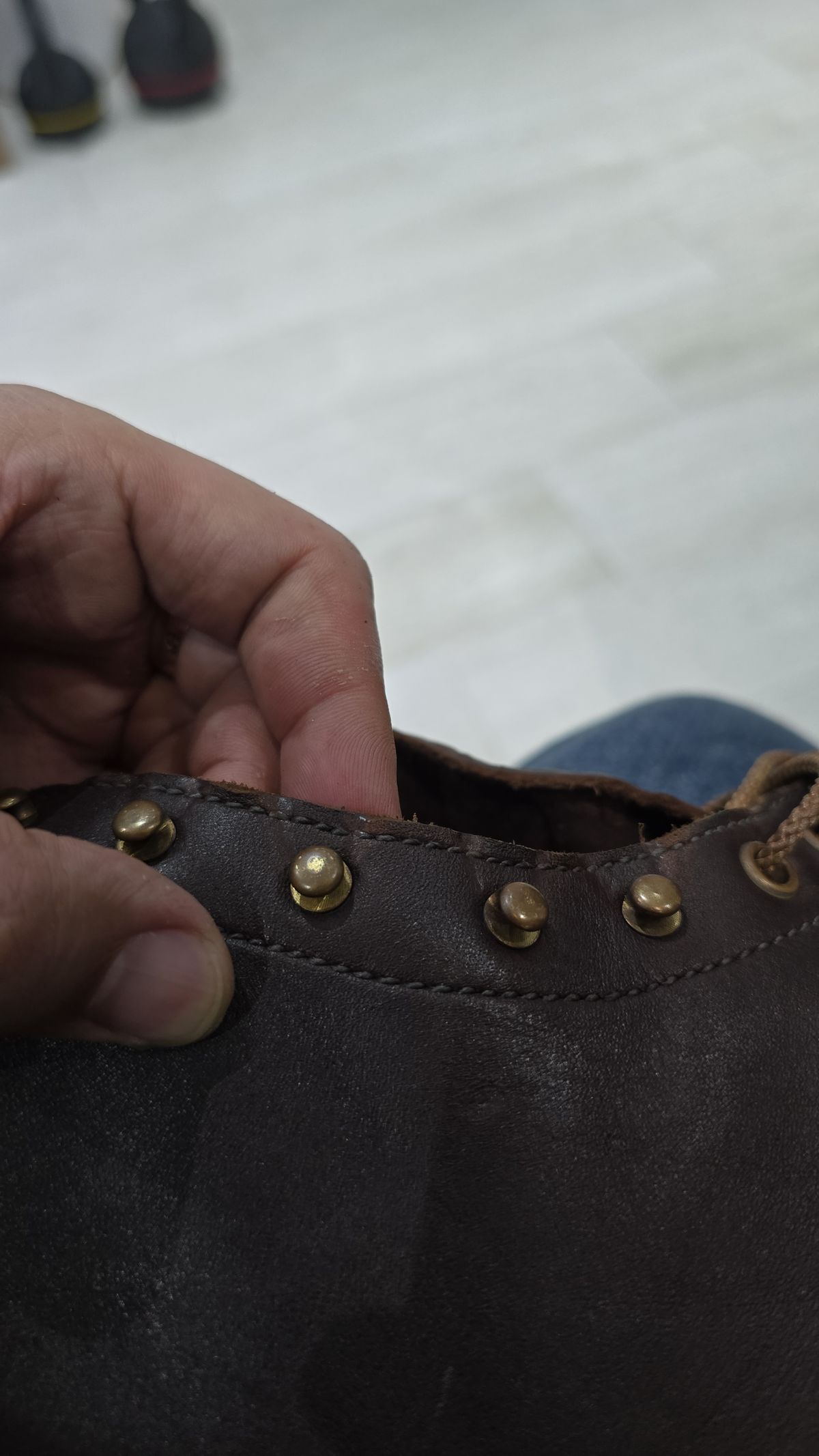 Photo by ZChua on June 23, 2025 of the JK Boots Superduty in Seidel Brown Oil Tan.