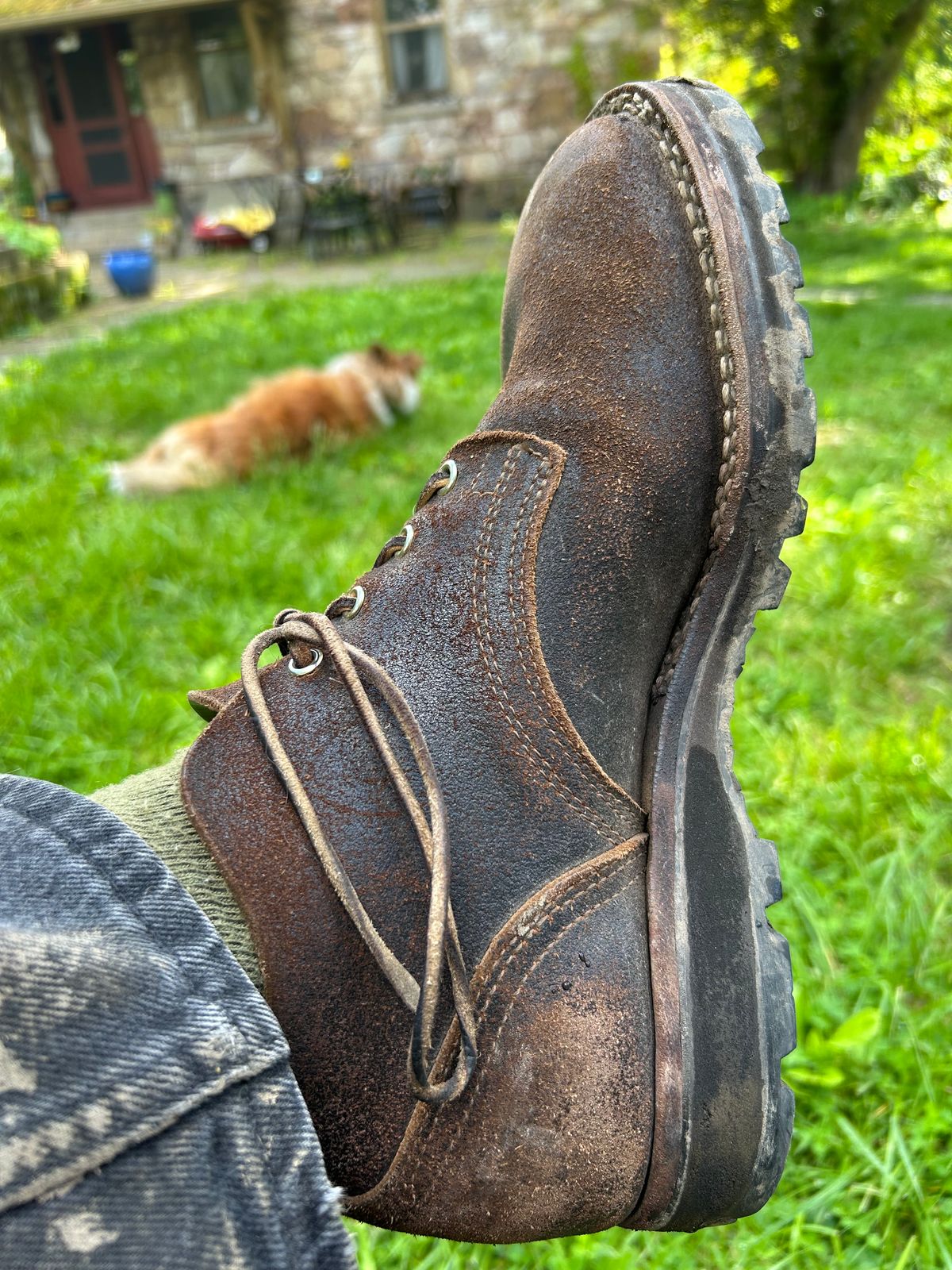 Photo by pkwhy on May 9, 2026 of the Nicks Riverfront in Horween Brown Waxed Flesh.