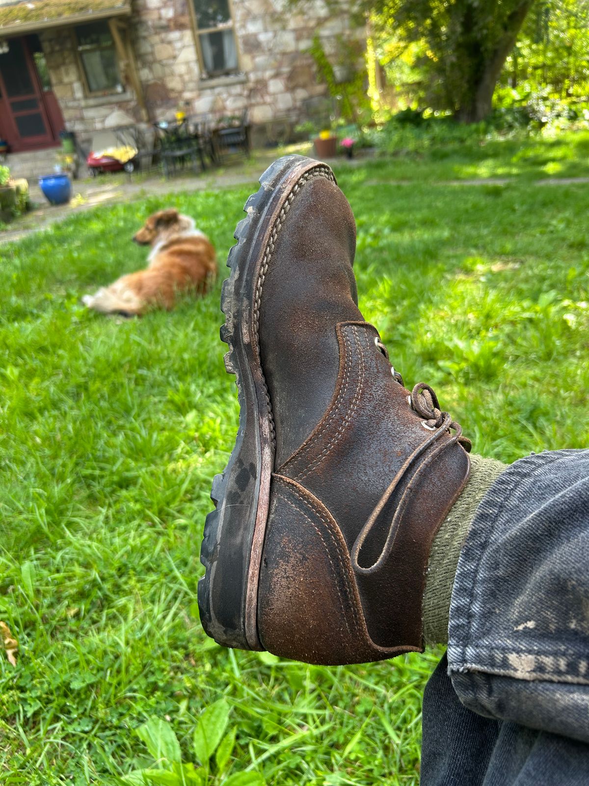 Photo by pkwhy on May 9, 2026 of the Nicks Riverfront in Horween Brown Waxed Flesh.